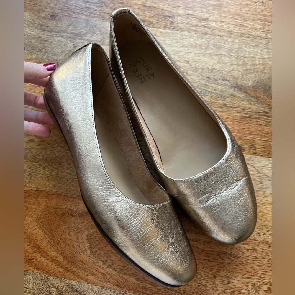 Naturalizer Maxwell Ballet Flats Gold